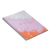 WATERDROPEN OP RODE OPPERVLAK NOTITIEBOEK (Rechterzijde)