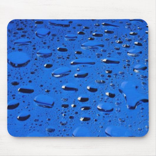 Waterdrops Mousepad Muismat (Voorkant)