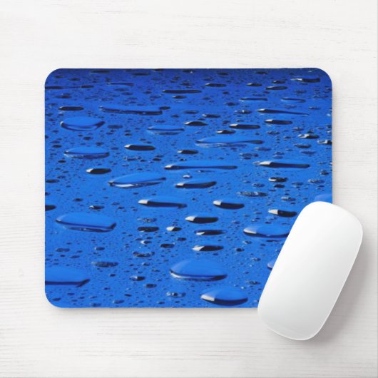 Waterdrops Mousepad Muismat (Met muis)