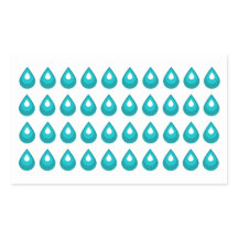 Waterdruppel Journal Sticker blad