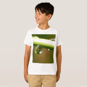 waterdruppel op bladeren t-shirt (Voorkant volledig)