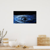 Waterdruppel Poster (Keuken)