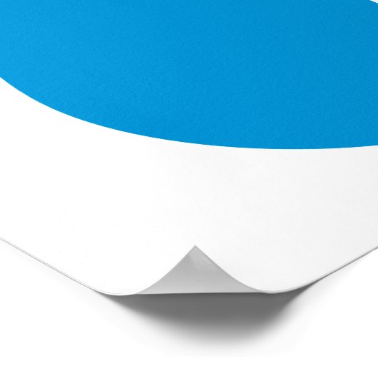 Waterdruppel Poster (Hoek)