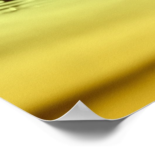 Waterdruppel Poster (Hoek)