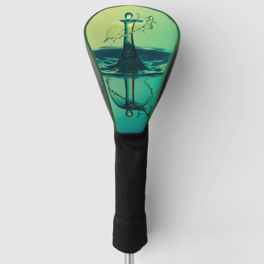 Waterdruppel spatten in water Driver Best Golfheadcover (Voorkant)