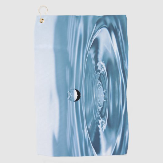 waterdruppel vallen in water Handdoeken (Voorkant)