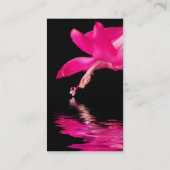 Waterdruppelfloraal Visitekaartje (Achterkant)