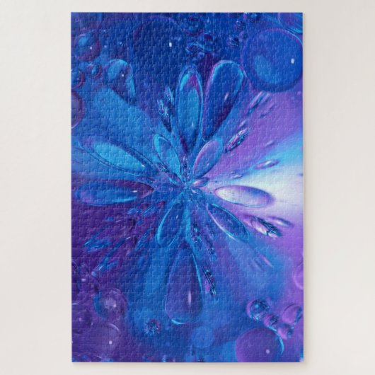 waterdruppelfractale puzzel (Verticaal)