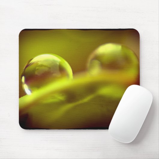 waterdruppelmousepad muismat (Met muis)
