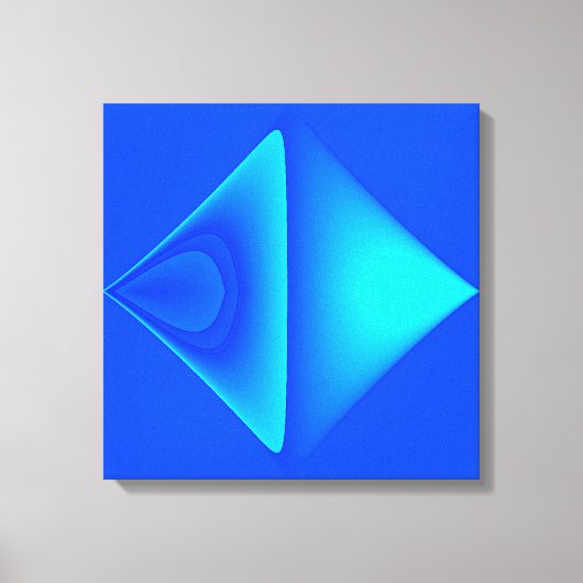 Waterdruppelonttrekking Canvas Afdruk (Voorkant)