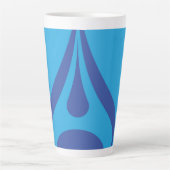 Waterdruppelontwerp op witte mok (Voorkant)