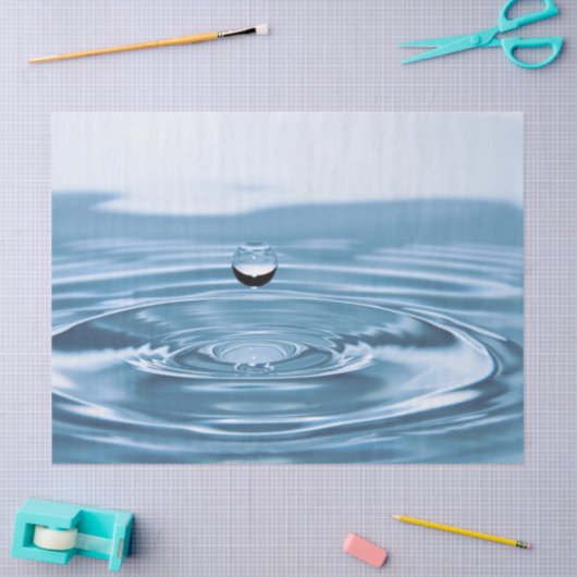 waterdruppelpapier tissuepapier (Craft)