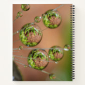 Waterdruppelreflectie Notitieboek (Achterkant)