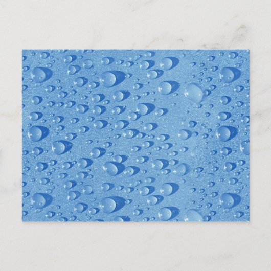 Waterdruppels Briefkaart (Voorkant)