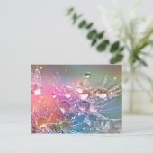 Waterdruppels Briefkaart (Staand voorkant)