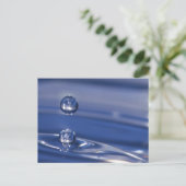 Waterdruppels Briefkaart (Staand voorkant)