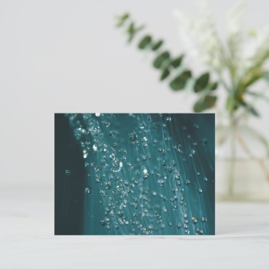 Waterdruppels Briefkaart (Staand voorkant)
