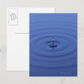 Waterdruppels Briefkaart (Voorkant / Achterkant)