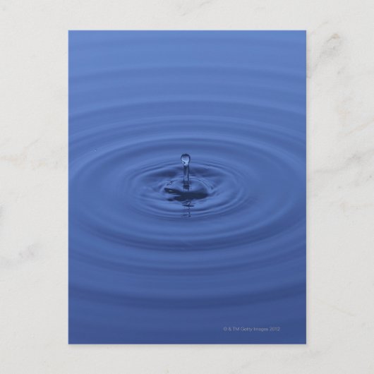 Waterdruppels Briefkaart (Voorkant)