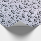 Waterdruppels Cadeaupapier (Hoek)
