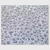 Waterdruppels Cadeaupapier (Vlak)