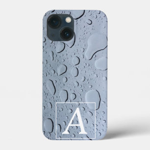 Waterdruppels Fotogrammen Initiaal Aangepaste naam Case-Mate iPhone Case