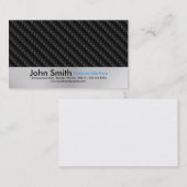 Waterdruppels geborsteld metaal visitekaartje (Voorkant / Achterkant)