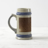 Waterdruppels Grijs/Blauw 22 oz Stein Bierpul (Links)