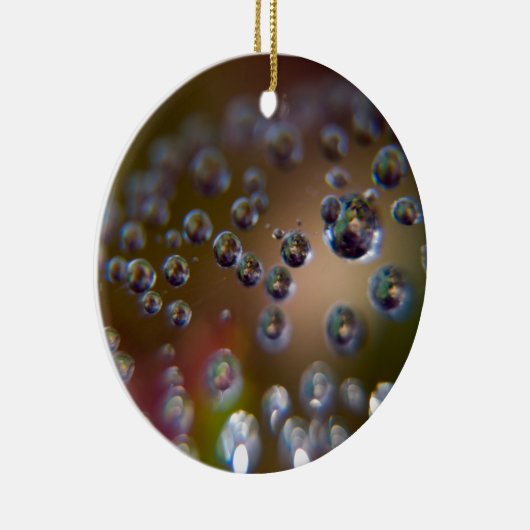 Waterdruppels in beweging keramisch ornament (Rechts)