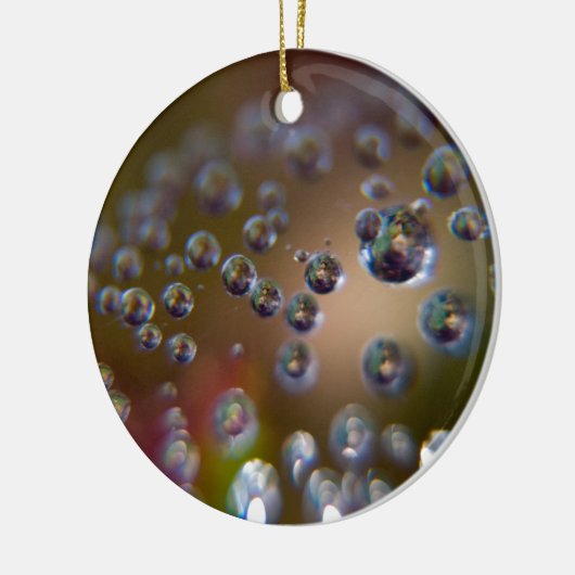 Waterdruppels in beweging keramisch ornament (Links)