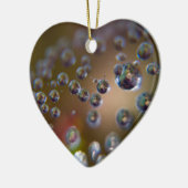 Waterdruppels in beweging keramisch ornament (Links)