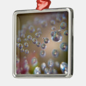 Waterdruppels in beweging metalen ornament (Links)