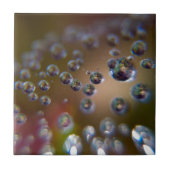 Waterdruppels in beweging tegeltje (Voorkant)