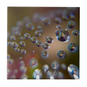 Waterdruppels in beweging tegeltje