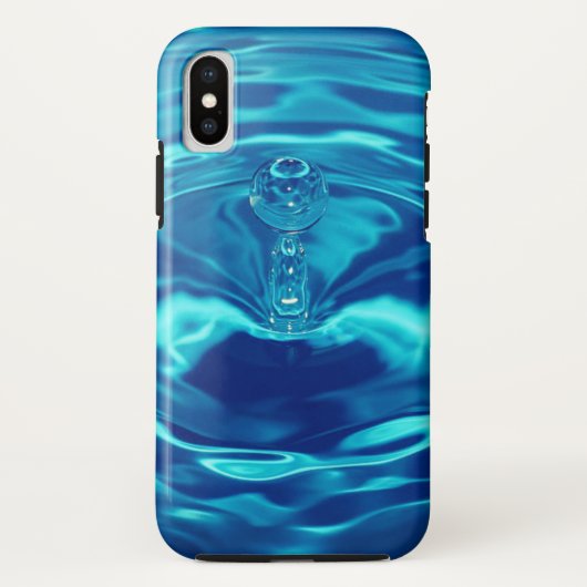 Waterdruppels iPhone X stevige telefoontas Case-Mate iPhone Case (Achterkant)