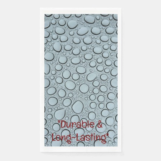 Waterdruppels keukenhanddoek servet (Voorkant)