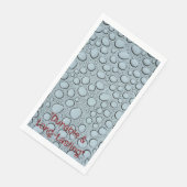 Waterdruppels keukenhanddoek servet (Hoek)