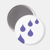 waterdruppels magneet (Voorkant / Achterkant)