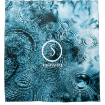 Waterdruppels met  Logo- en tekstschok