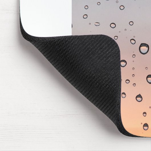 Waterdruppels Muismat (Hoek)