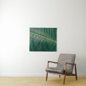 Waterdruppels op bananenblad wandkleed (In Situ (horizontaal))
