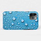 Waterdruppels op Blauw | Op maat gemaakte telefoon Case-Mate iPhone Case (Achterkant (horizontaal))
