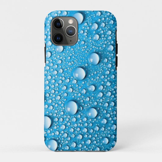 Waterdruppels op Blauw | Op maat gemaakte telefoon Case-Mate iPhone Case (Achterkant)