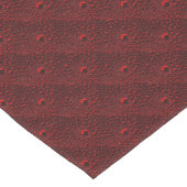 Waterdruppels op Crimson Metal Medium Tafelloper (Hoek)