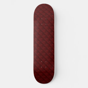 Waterdruppels op Crimson Metal Persoonlijk Skateboard
