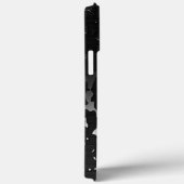 Waterdruppels op donkere geborstelde metalen Hoesj Case-Mate iPhone Case (Achterkant / Rechts)