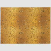 Waterdruppels op een bierachtergrond tissuepapier (Voorkant)