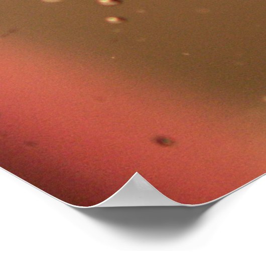 Waterdruppels op een glazen plaat poster (Hoek)