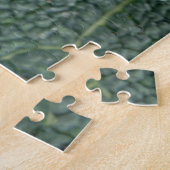 Waterdruppels op een kool legpuzzel (Zijkant)