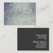 Waterdruppels op glas 01 visitekaartje